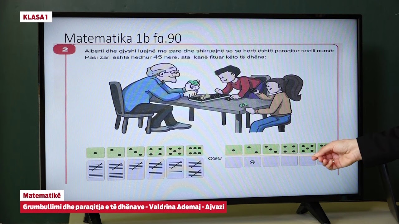 e Mesimi Klasa 1 - 1036 Matematikë - Grumbullimi dhe paraqitja e të dhënave