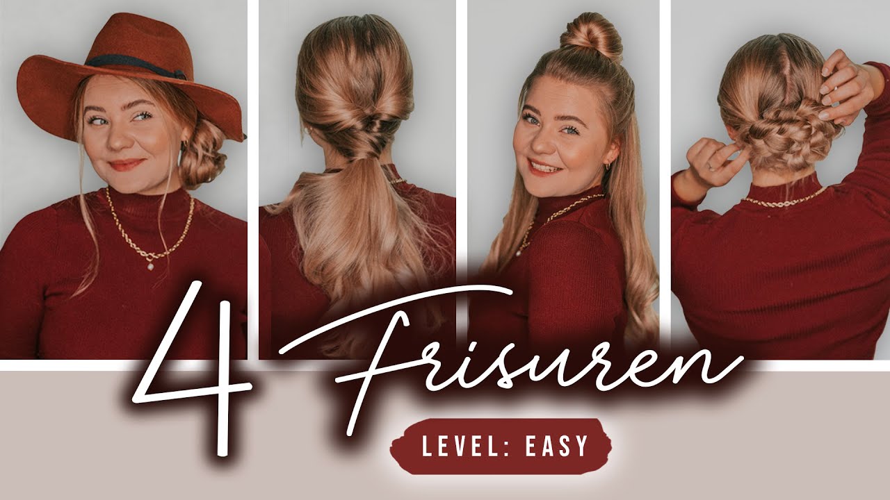 4 EASY FRISUREN für 