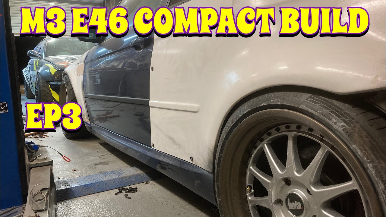 E46 Compact build EP3 - Fitting the new M3 body kit! It’s soo EASY!