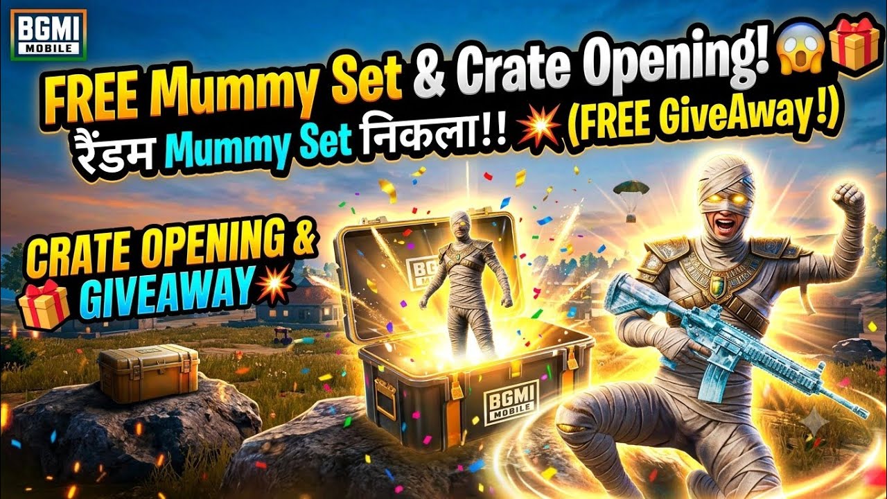 Got FREE Mummy Set! 🔥 Unlimited Crate Opening + Free Giveaway Live!