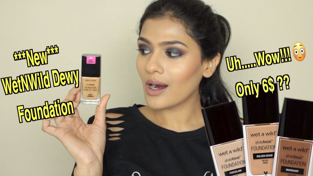 Wet n Wild Photo Focus Dewy Foundation Review/Demo/Wear Test On Tan/Indian/Brown/Medium Skin