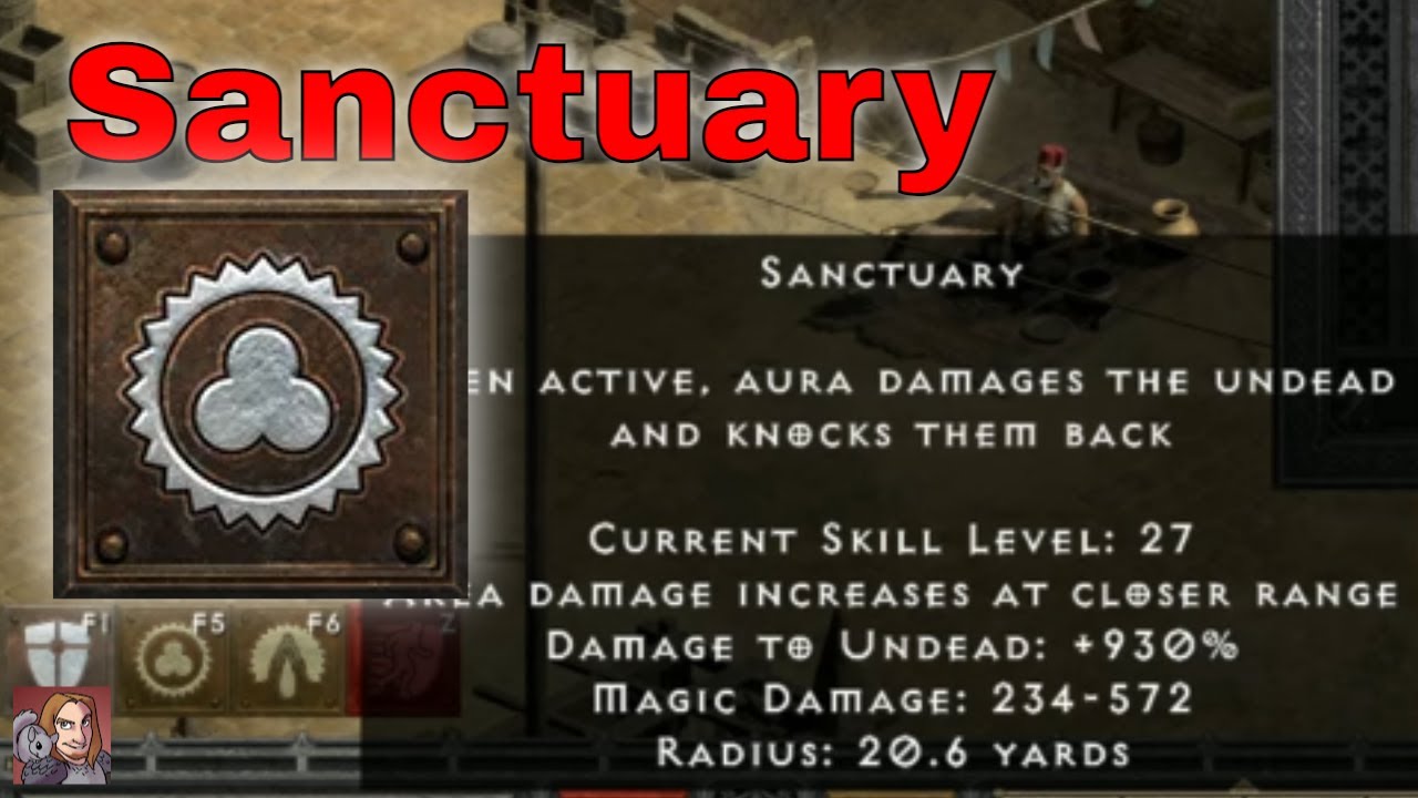 D2R Skills & Abilities - Sanctuary Offensive Auras (Paladin)