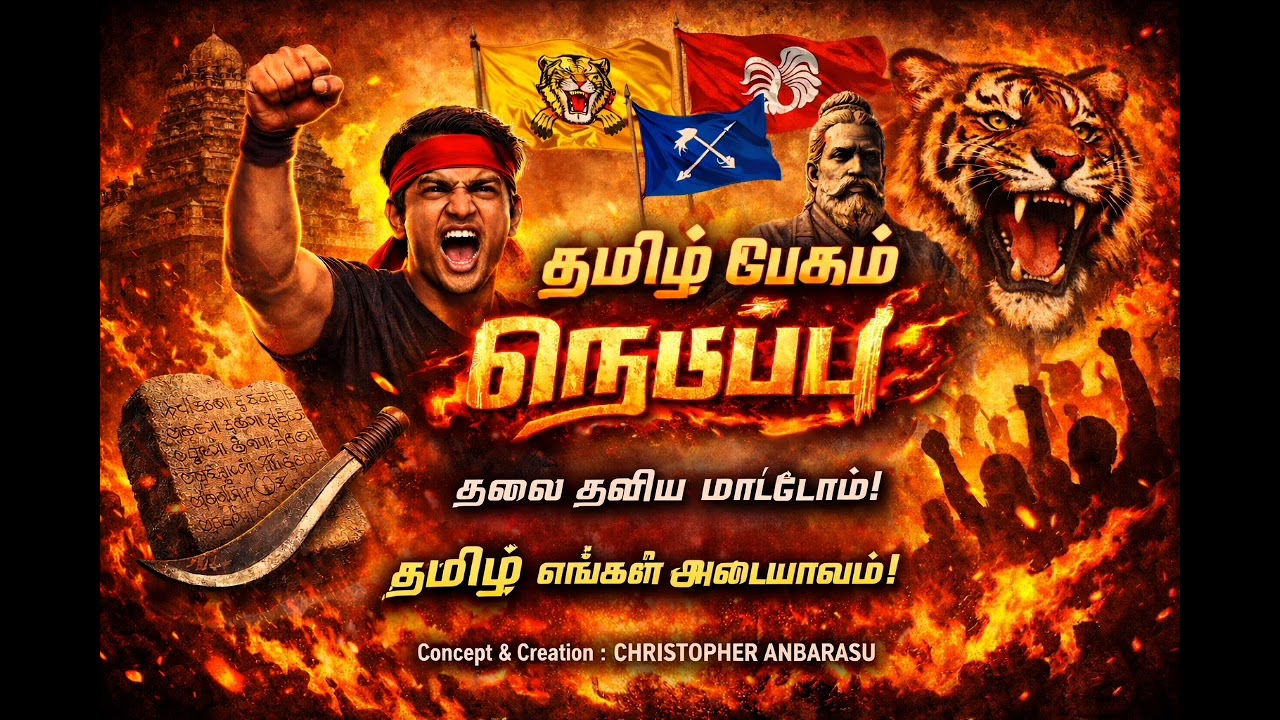 தமிழ் தான் எங்கள் அடையாளம்! 🔥 Powerful Tamil Protest Song | Tamil Pesum Neruppu
