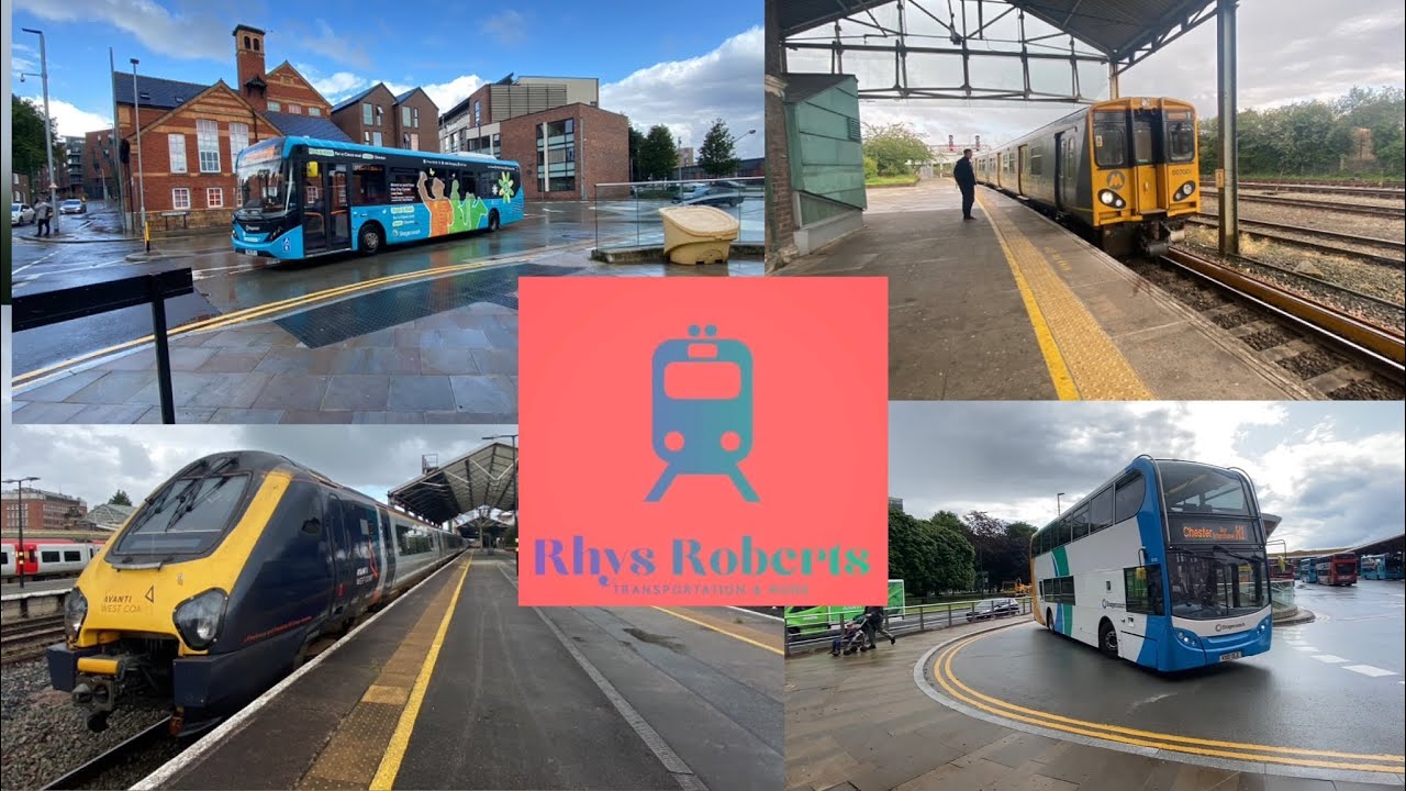 Buses & Trains in Chester (July 2023)