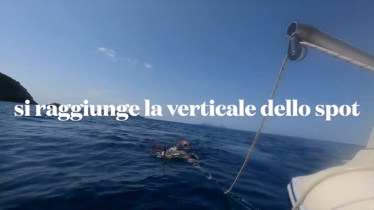 I miei primi tuffi a Ponza. Deep spearfishing in Ponza.