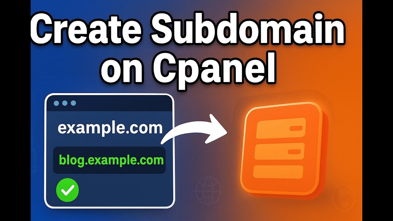 How to Create a Subdomain in cPanel Guide  2025