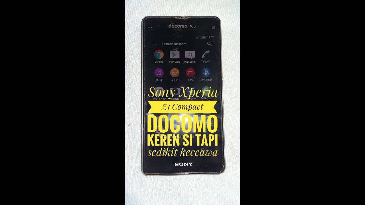 UNBOXING SONY XPERIA Z1 COMPACT DOCOMO MURAH GILAAA !!!!!!!!