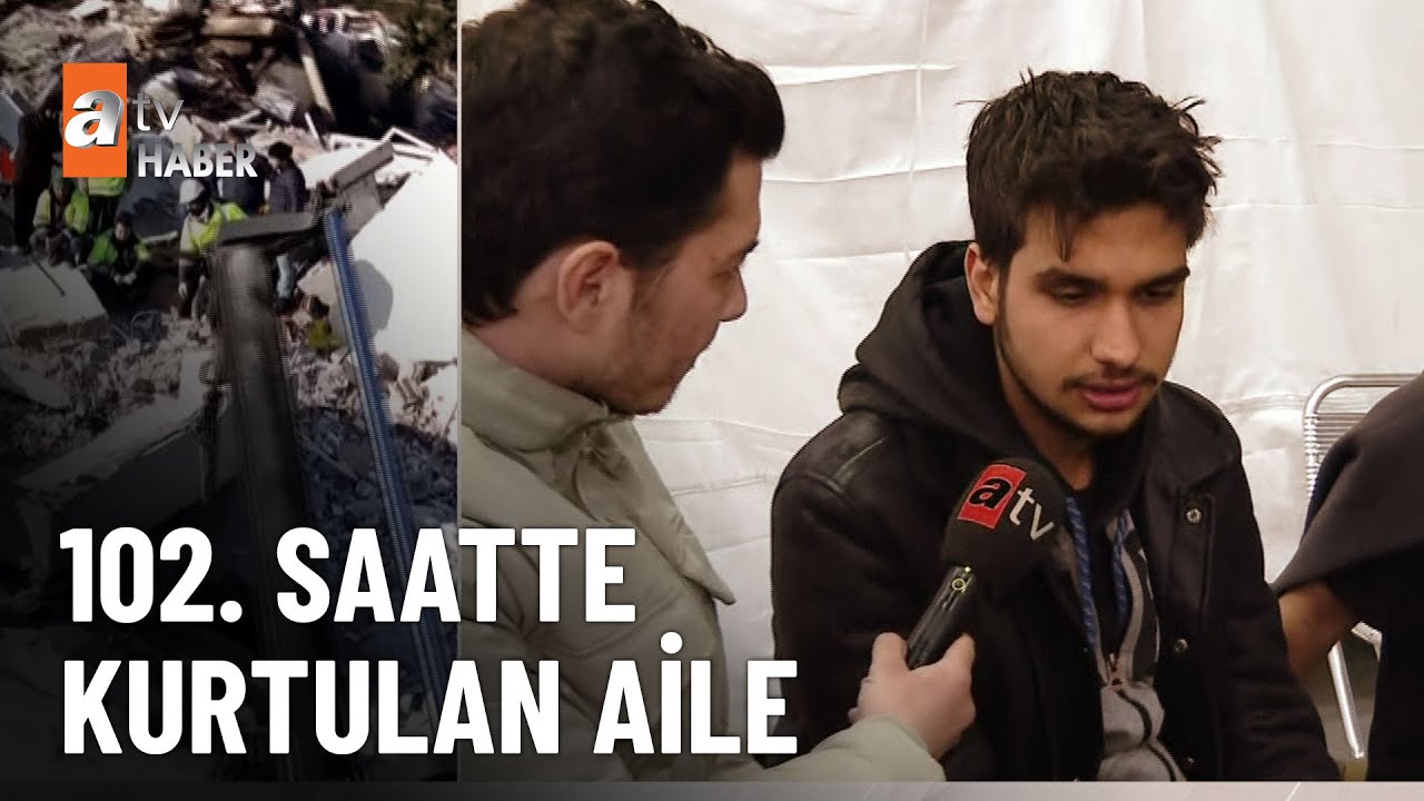 Enkazdan kurtarılan aile anlatıyor - atv haber 10 Şubat 2023