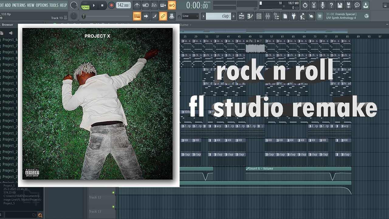 how rock n roll by ken car$on was made in 5 minutes! [instrumental remake]