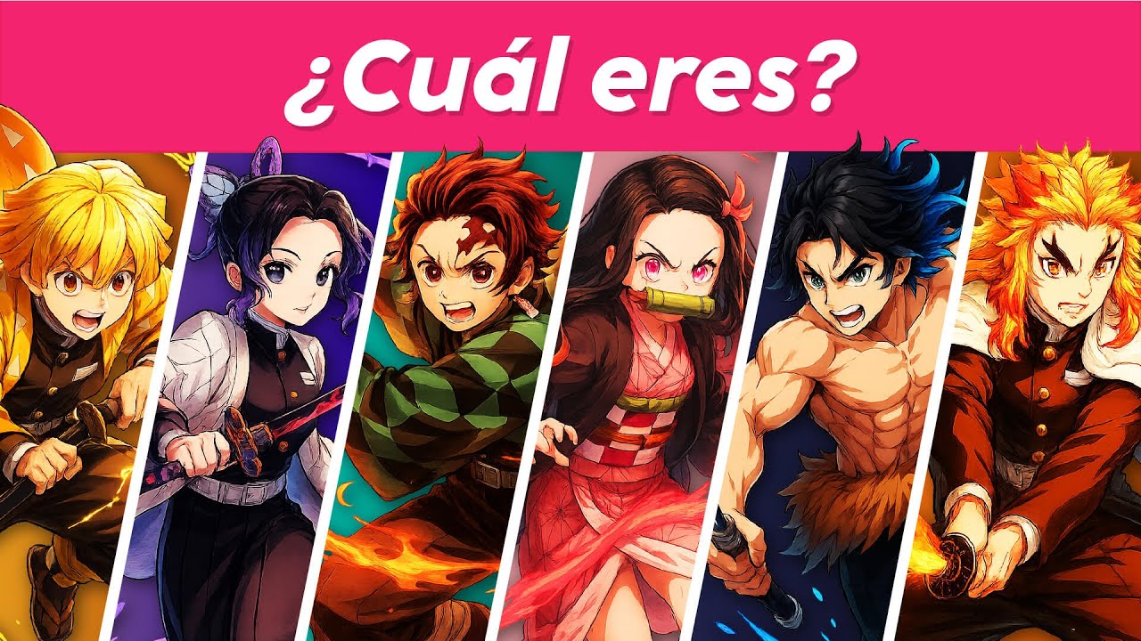TEST: ¿Cuál personaje de Demon Slayer eres? ✨| Descúbrelo con este divertido Test!✨
