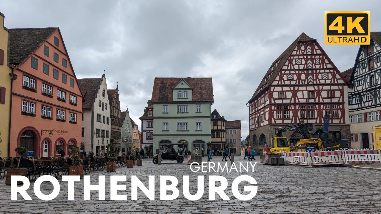 Rothenburg, Germany: A Walking tour in 2025 I Travel Germany I 4K HDR