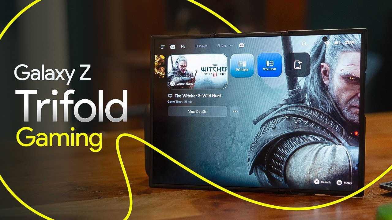 Samsung Galaxy Z Trifold — игры!