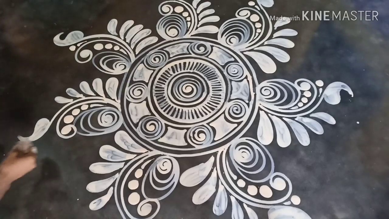 Bengali wedding special beautiful alpona, rangoli design/Mukesh arts