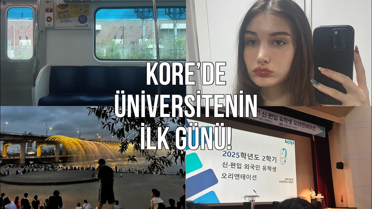KORE’DE ÜNİVERSİTENİN İLK GÜNÜ!📚Market alışverişi🍓, Vize başvurusu yaptım 📍#ilaydainseoul day-29