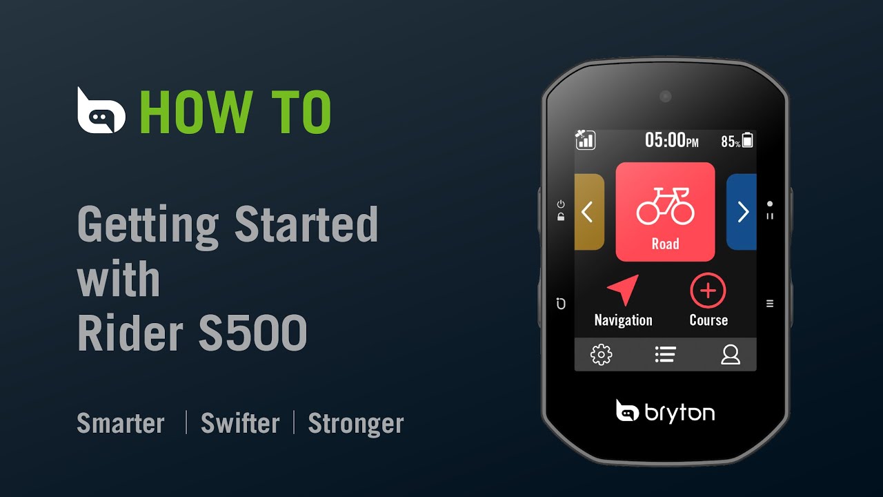 Bryton Rider S500 | Getting Started