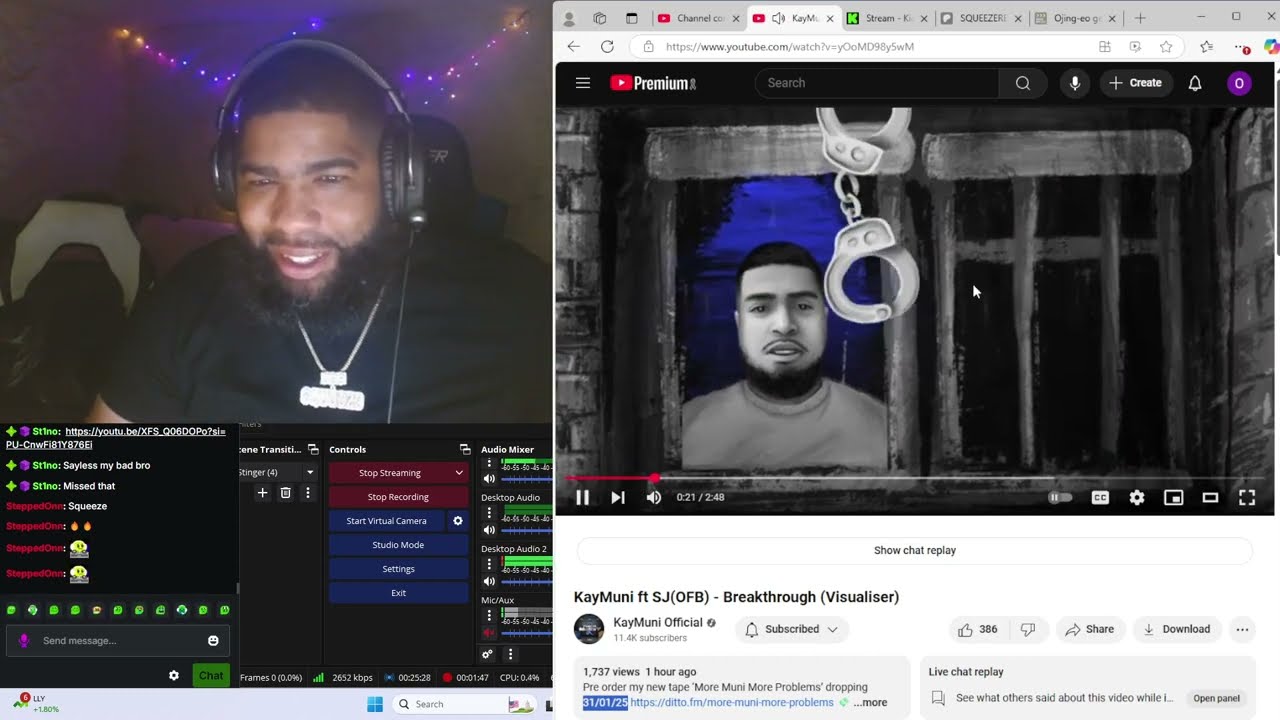 KayMuni ft SJ(OFB) - Breakthrough (Visualiser)Squeeze Reactions