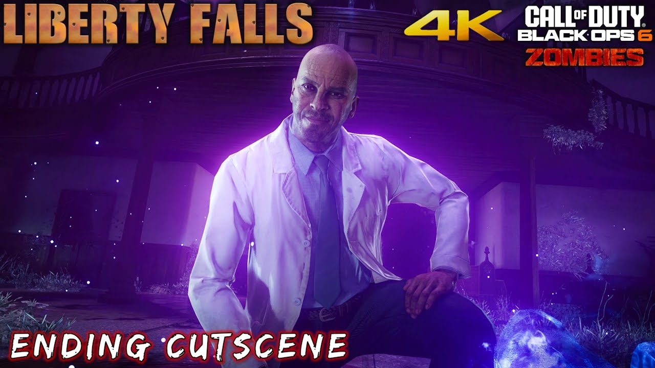 Black Ops 6 Zombies Liberty Falls, финальная сцена (4K)