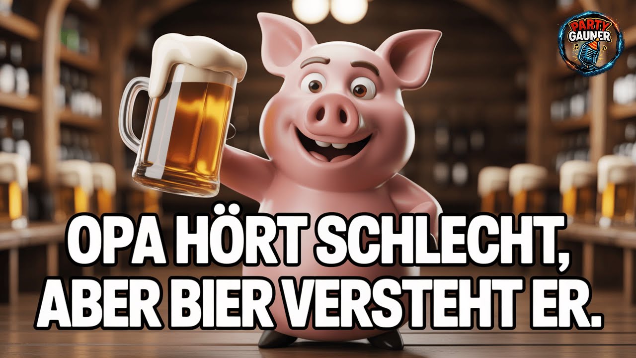 Opa hört schlecht, aber Bier versteht er – Prioritäten | Party Schlager