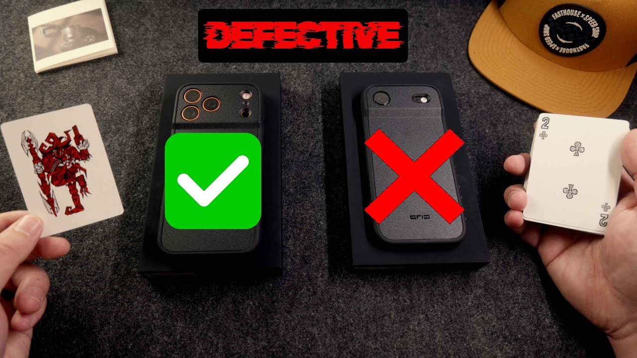 Some New Dbrand Grip Case's are Defective + Dbrand Playing Cards | Iphone 17 Pro Max / Air