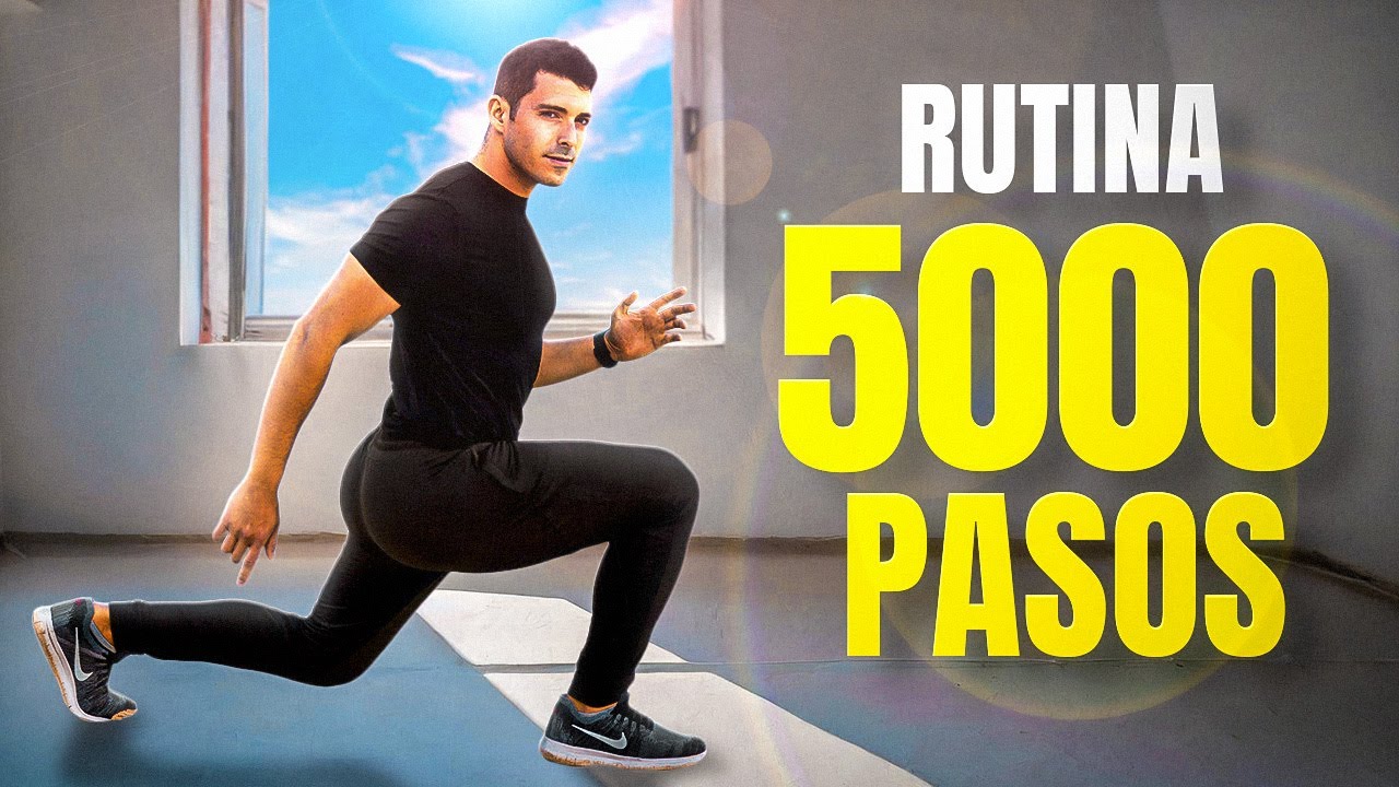 🔥 5000 PASOS SIN SALIR DE CASA - RUTINA para BAJAR DE PESO - EJERCICIOS de CARDIO - [Sergio Peinado]