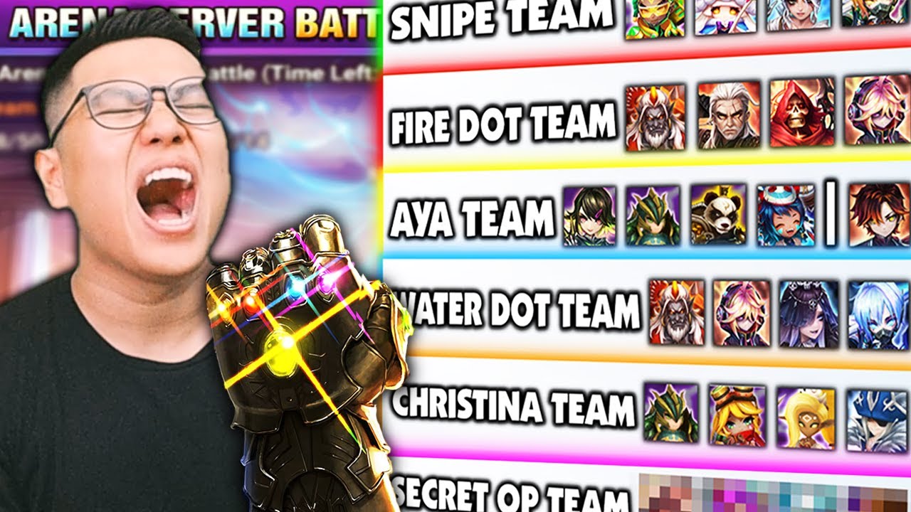 Мои лучшие команды для «отключения мозга» на арене в Summoners War 2025