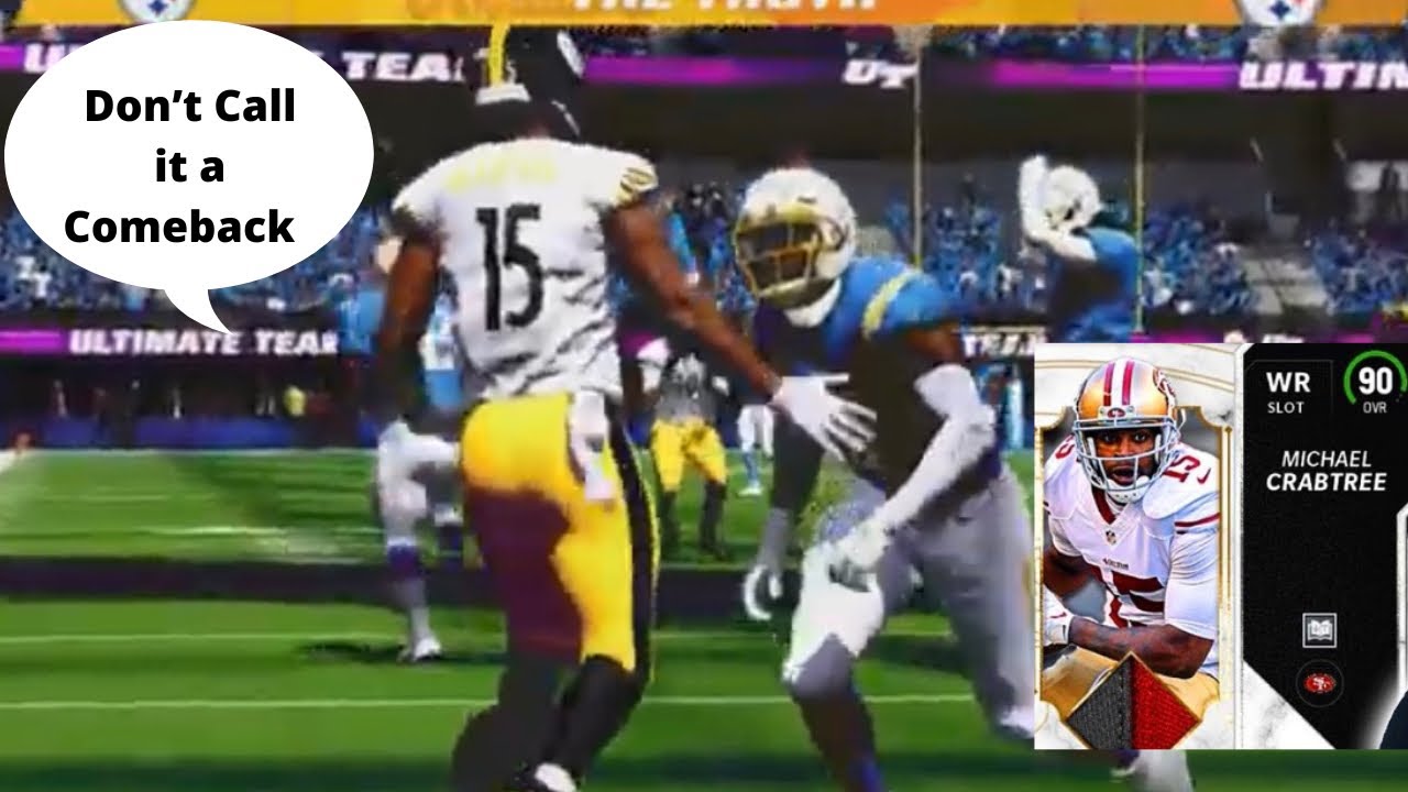 Michael crabtree carries the offensive load to a huge comeback!!! Madden 23