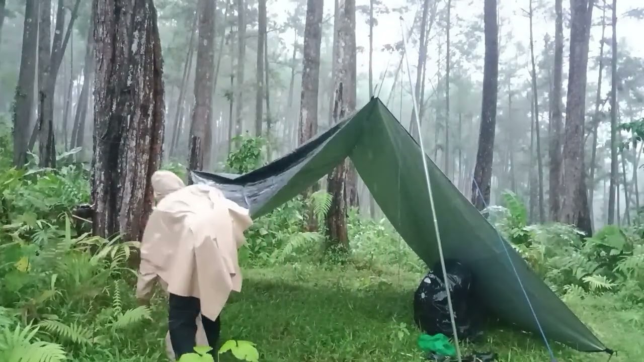 I LOVE COOKING FRED RICE WHEN IT RAINS AND ENJOYING THE BEAUTIFUL SCENERY