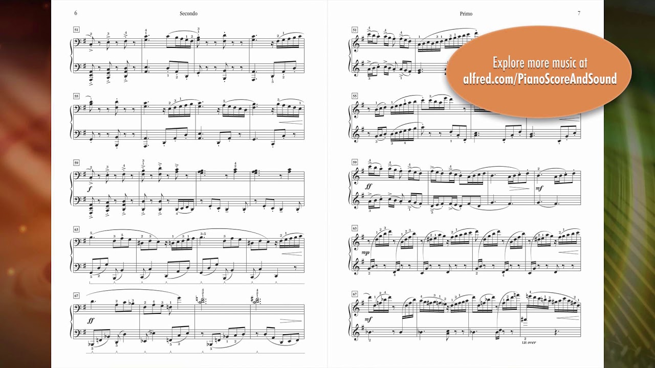 Danza Giocoso (1p, 4h), by Dennis Alexander - Score & Sound, Piano