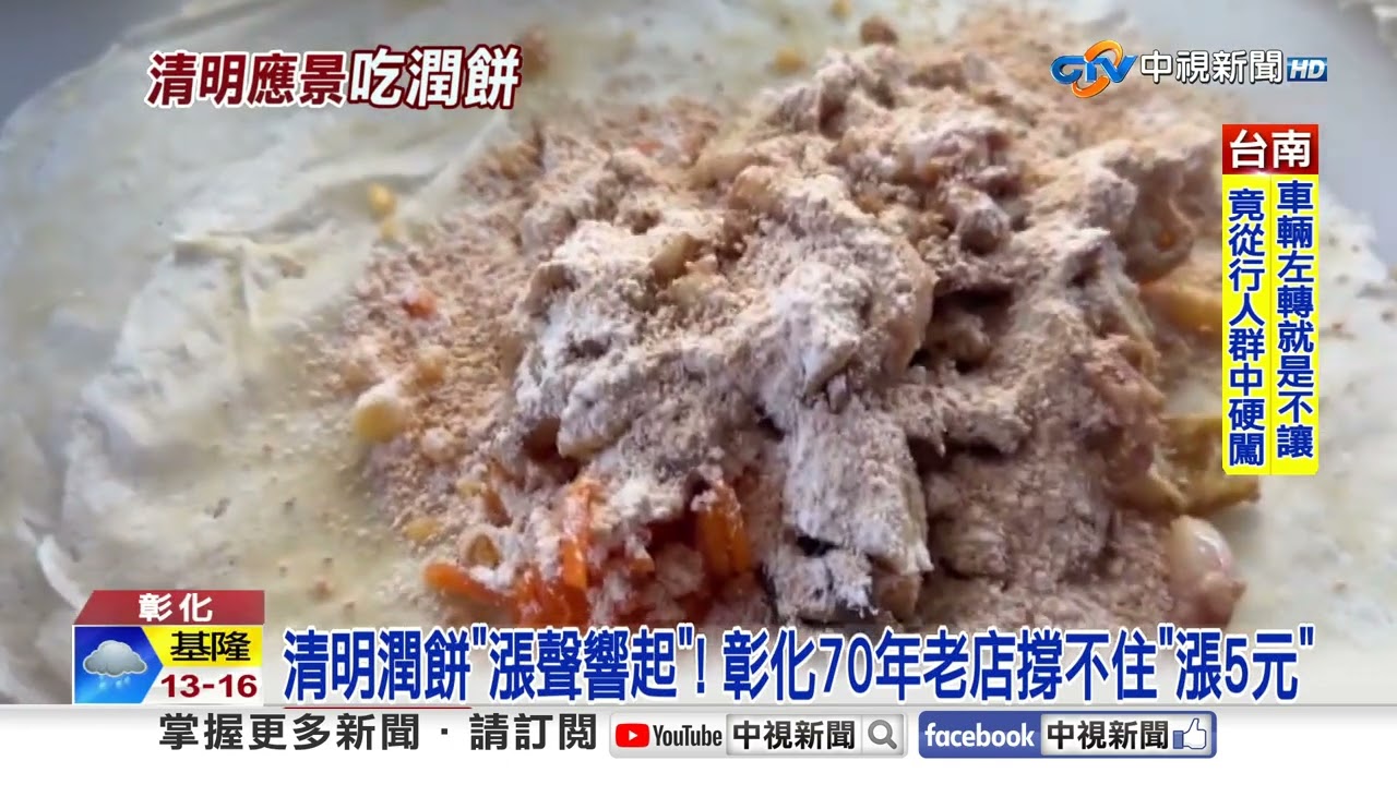 彰化傳承5代潤餅皮攤 