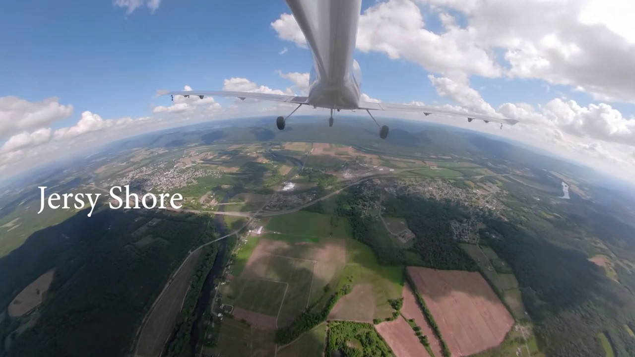 Flying down the Grand Canyon of Pennsylvania
