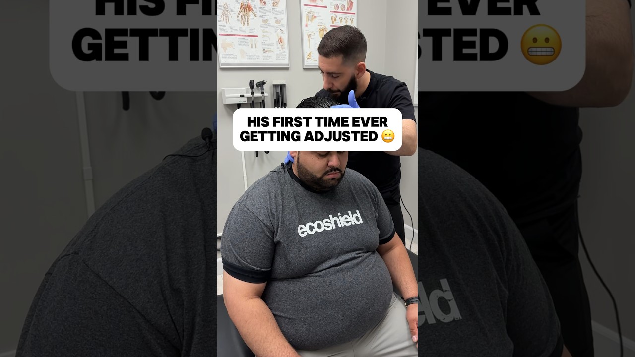 Part 1: His FIRST TIME EVER! These were some INSANE chiropractic adjustments 😬