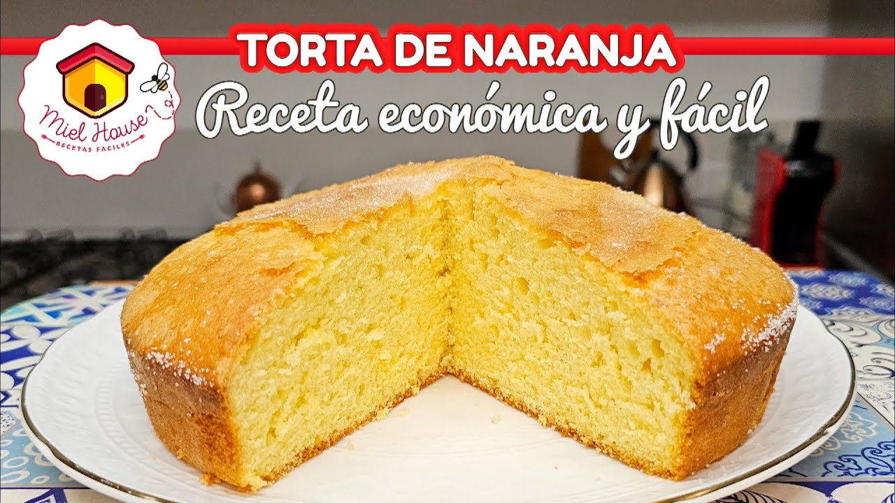 TORTA DE NARANJA súper fácil PARA PRINCIPIANTES