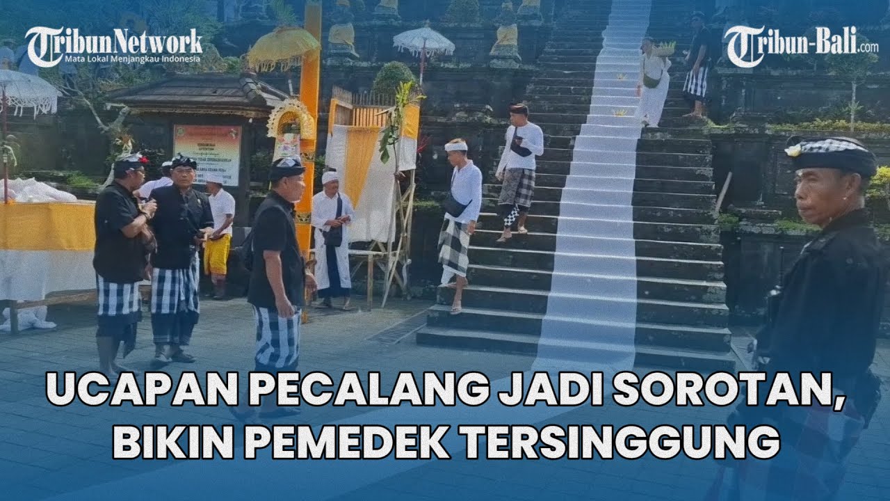 PECALANG di Pura Besakih Selalu Diingatkan Humanis Saat Ngayah Selama Ida Bhatara Turun Kabeh 2025