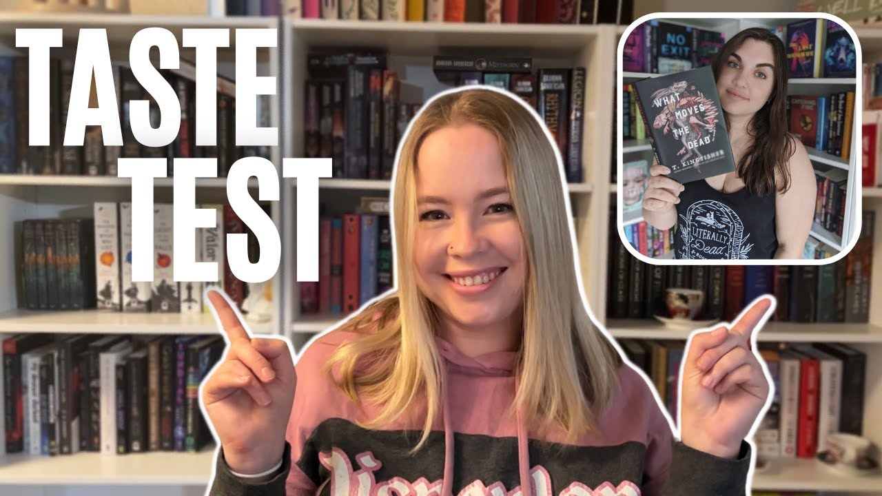 DO I HAVE THE SAME BOOK TASTE AS LEXIE?!?! || thriller and horror reading vlog || Taste Test Collab