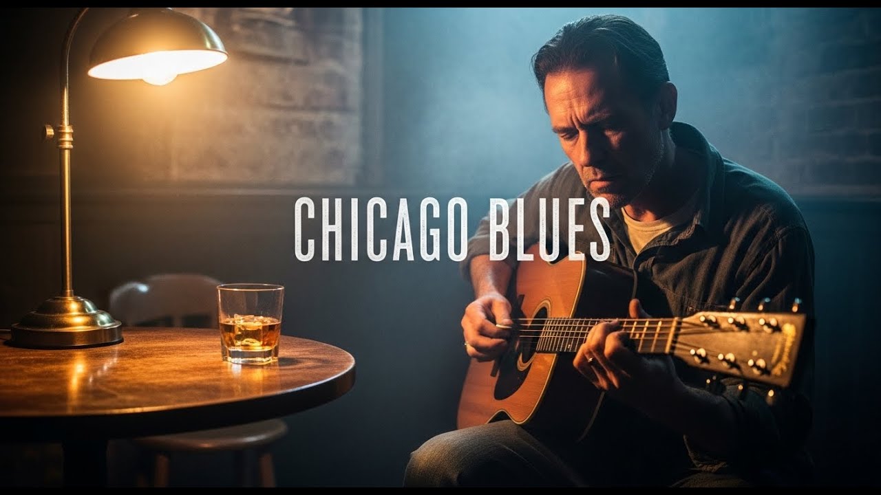 Chicago Blues Midnight Mix | Emotional Slow Blues for Fading Love