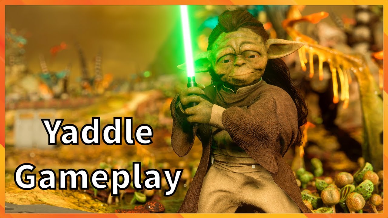 Yaddle Gameplay Star Wars Battlefront 2