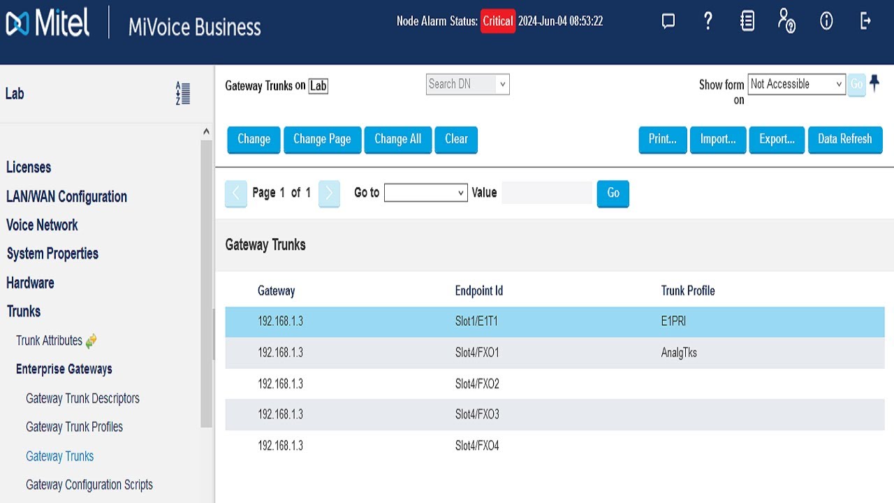 Configuring FXO Ports on Mitel EX Controller | Mitel Academy
