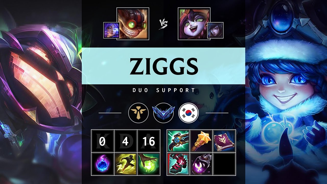 Ziggs Support vs Lulu - KR Diamond Patch 25.14