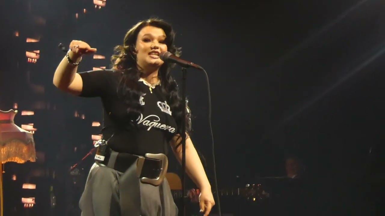 Lola Young performs at the Spotify Best New Artist event