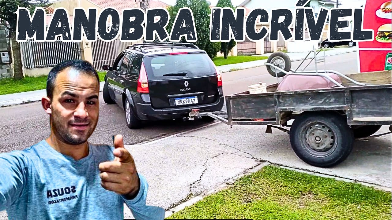 MANOBRA COM CARRETINHA (REBOQUE) #truck