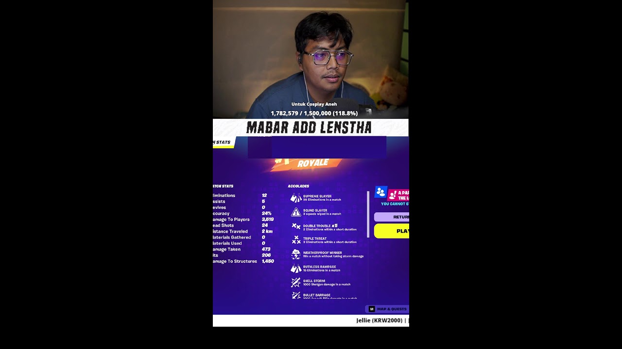 Hari 30 Stream Fortnite Zero Build Indonesia #fortnite #fortniteindonesia