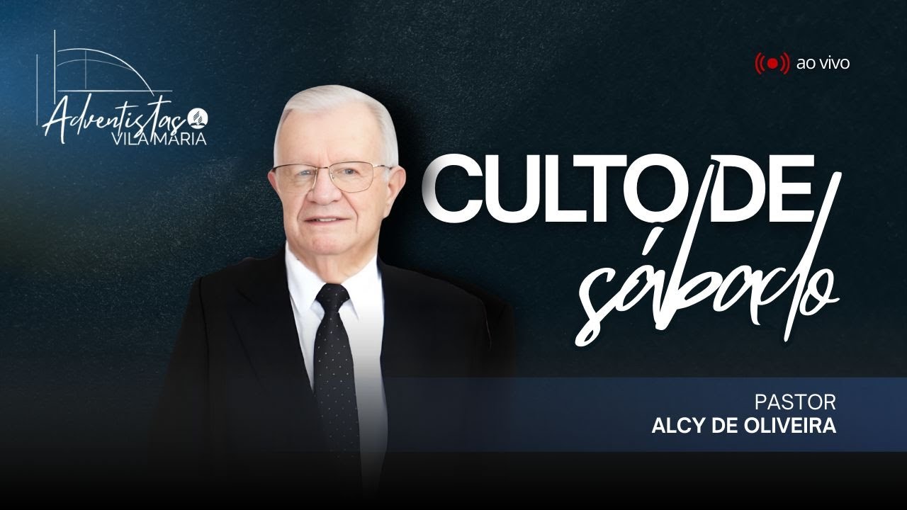 Culto de Sábado | Pr. Alcy de Oliveira | 10/01/26 - Ao Vivo