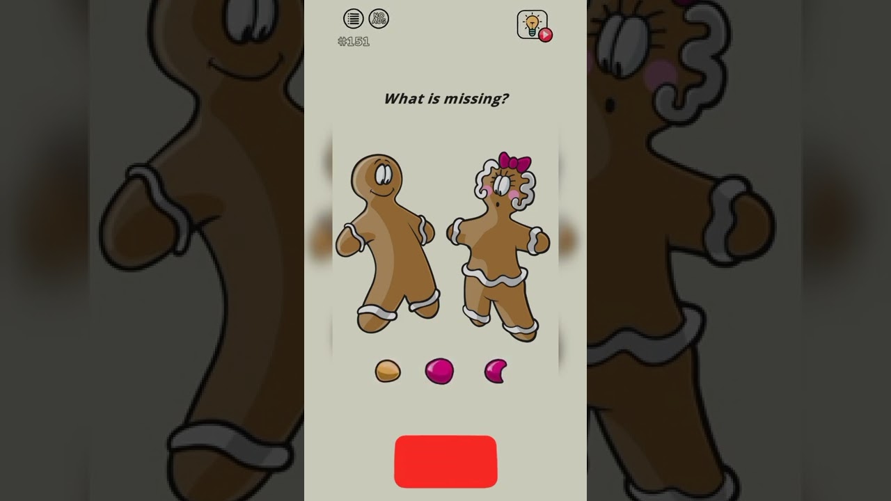 Brain Wash Draw level 151 What is missing
