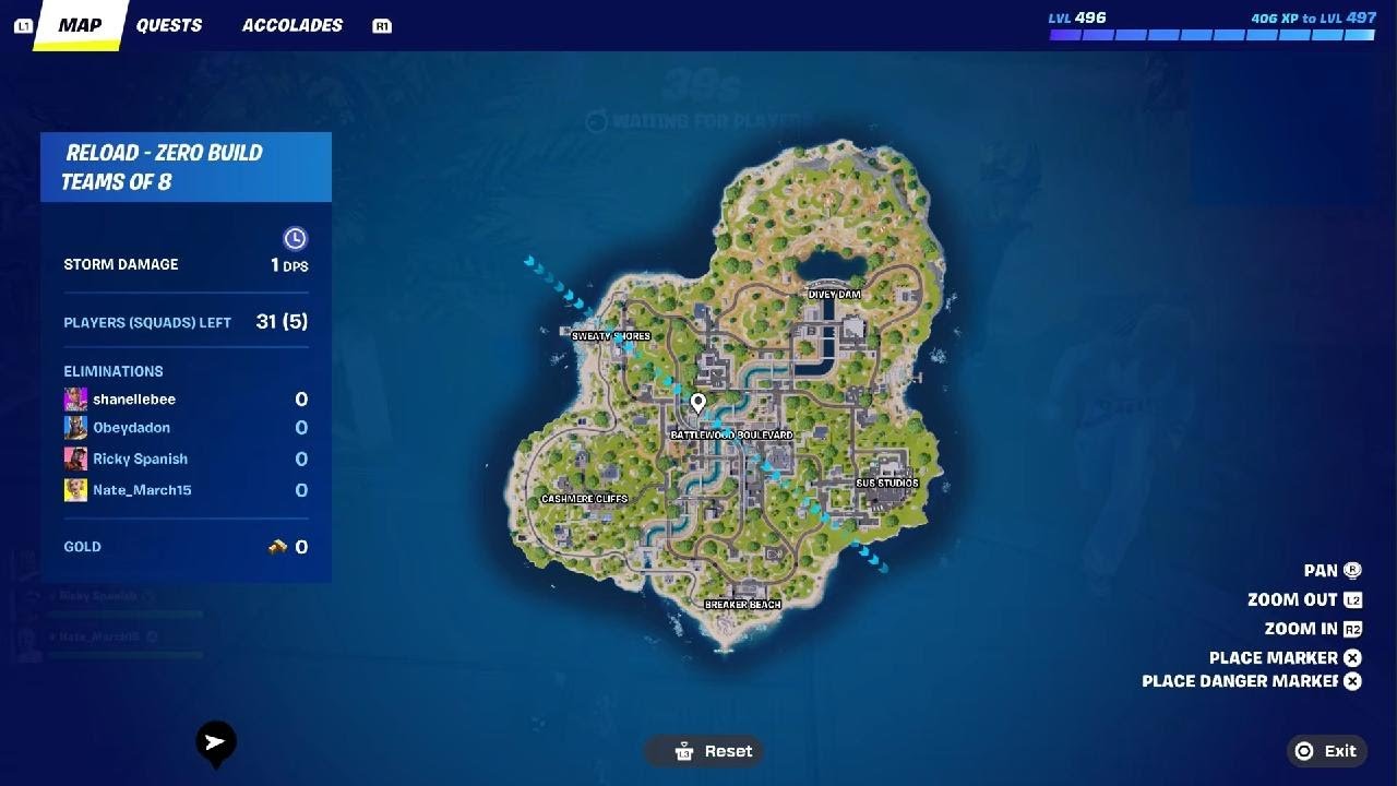 Fortnite Reload Team of 8