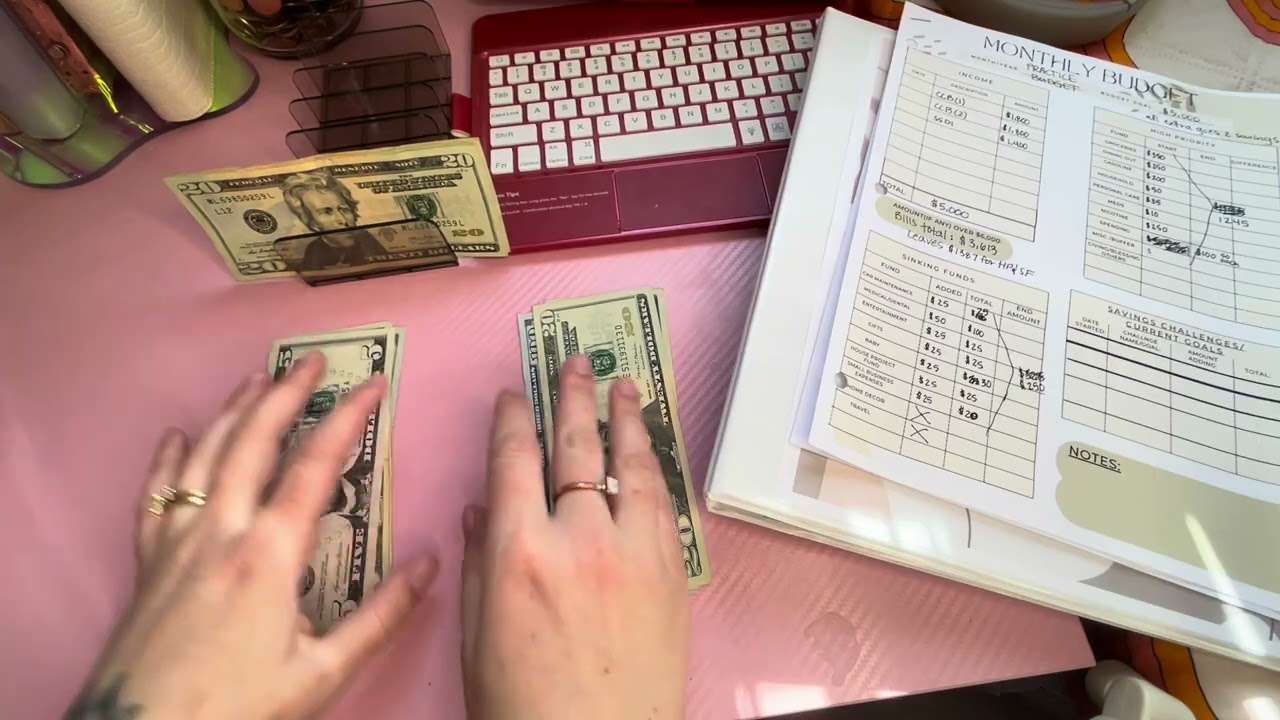 FIRST Cash Stuffing Video | Binder Tour | Get to Know Me!