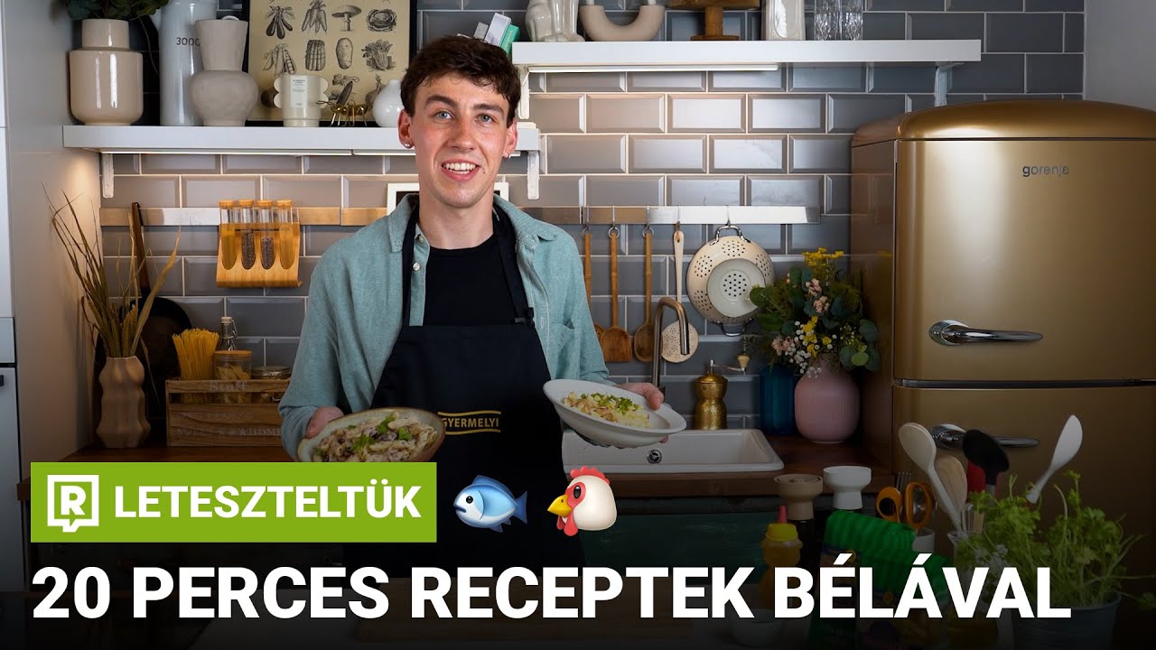 20 perces tésztás receptek Béla Snackinggel (TONHAL VS CSIRKEMELL)🐟🐔 | REFRESHER