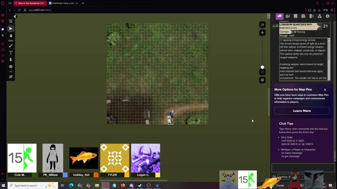 Kyle is playing a zorno phone game | Pathfinder 1e Rise of the Runelord
