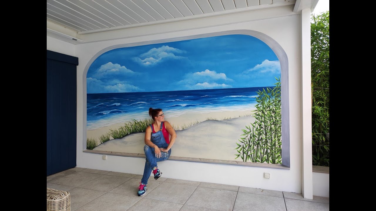 Fresque Murale Plage