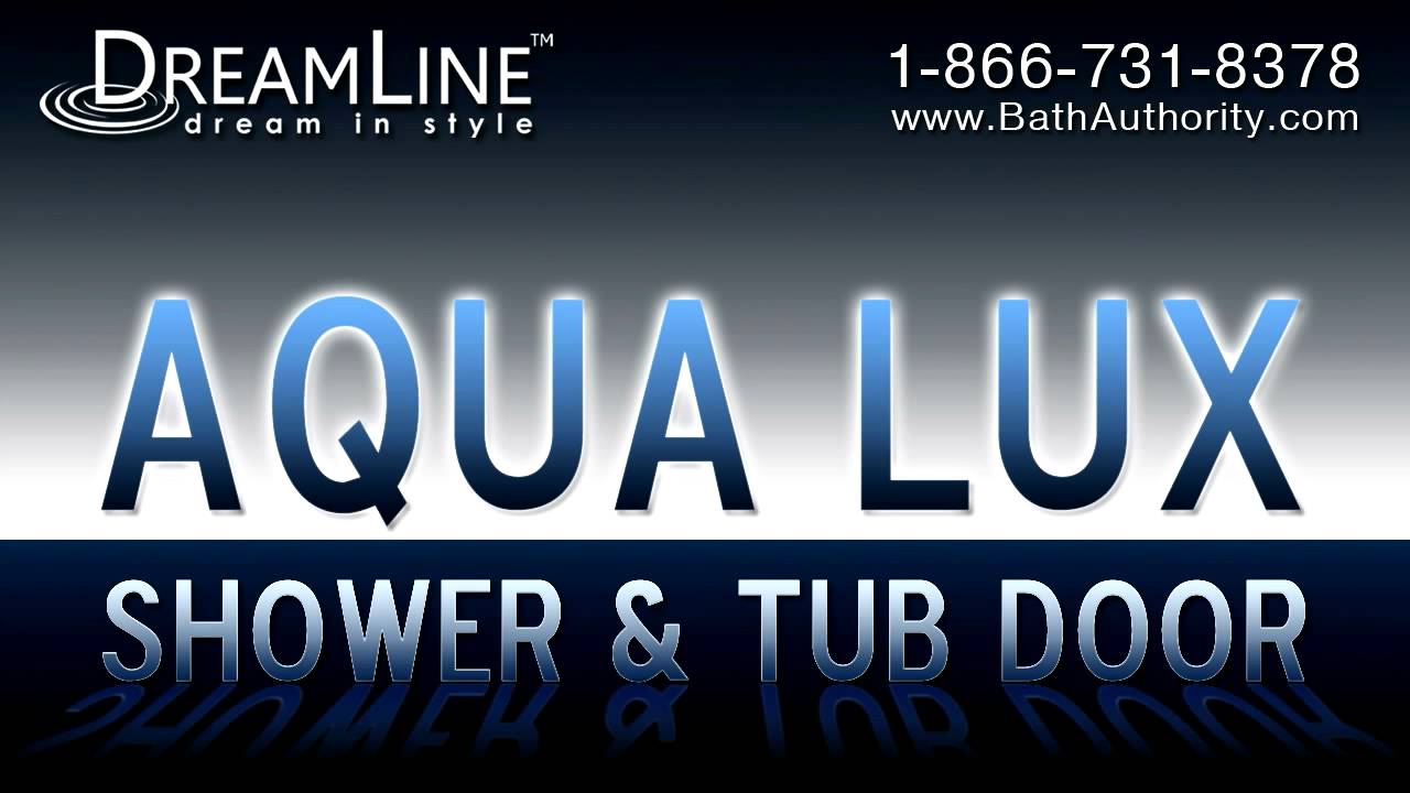 AquaLux shower door, Aqua Uno tub door, Aqua shower door, DreamLine Aqua Door Collections