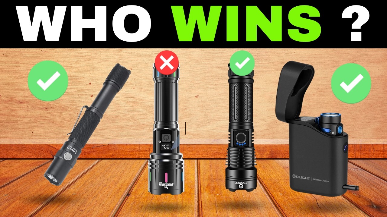 ✅10 Best EDC Flashlights on Amazon [2026]🔦Super Bright, Rechargeable & Tactical / Survival & Camping